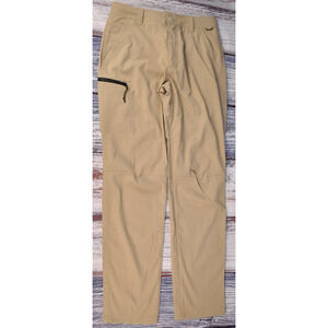 REI Men's Khaki Nylon/Spandex Straight Leg Hiking Pants 30X32 New With Tags